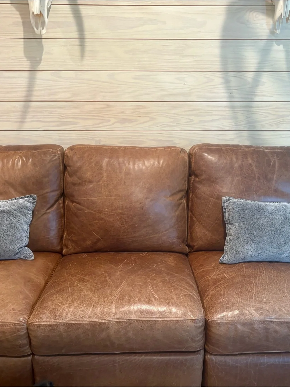 Textured Embossed Ivory Accent Pillow by